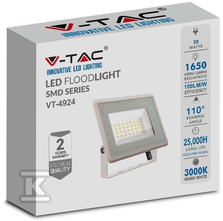 V-TAC 20W SMD LED projektor F-CLASS - 6742